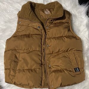 Little Bipsy Kids Brown Puffer Vest